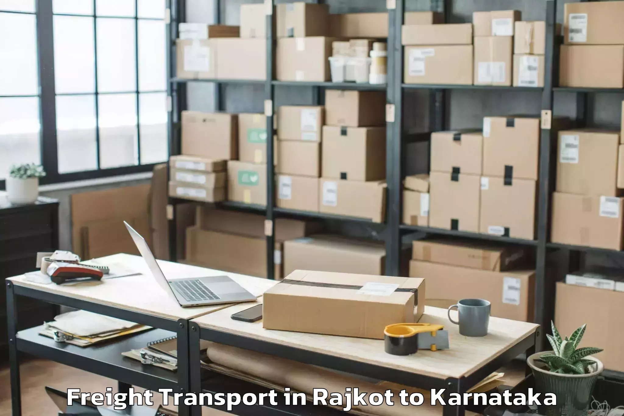 Reliable Rajkot to Jalahalli Freight Transport